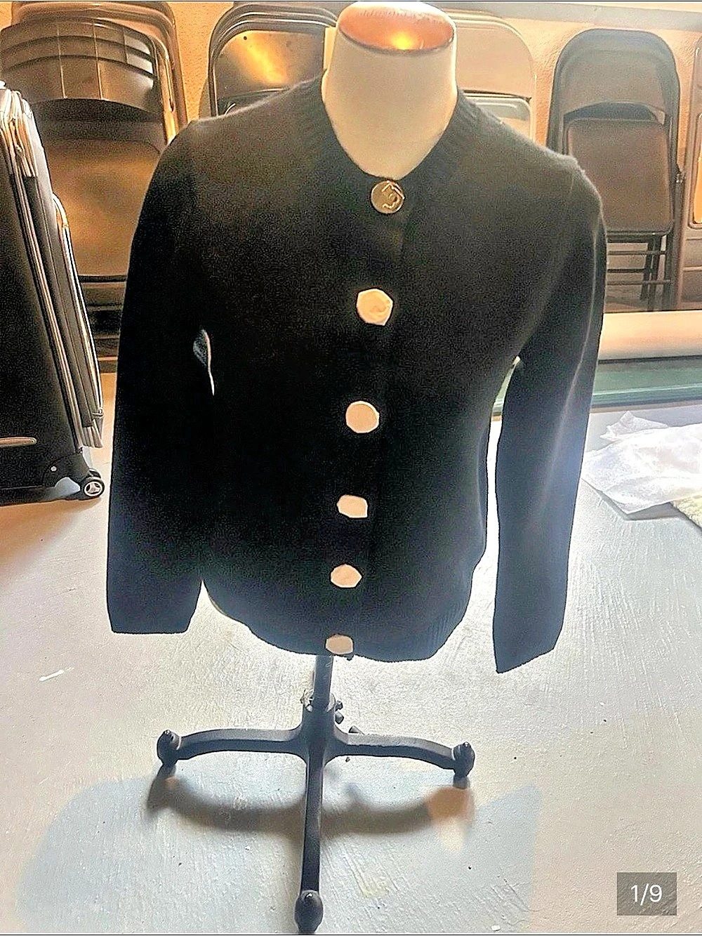 Tory Burch Cardigan in Black Size Large NWT